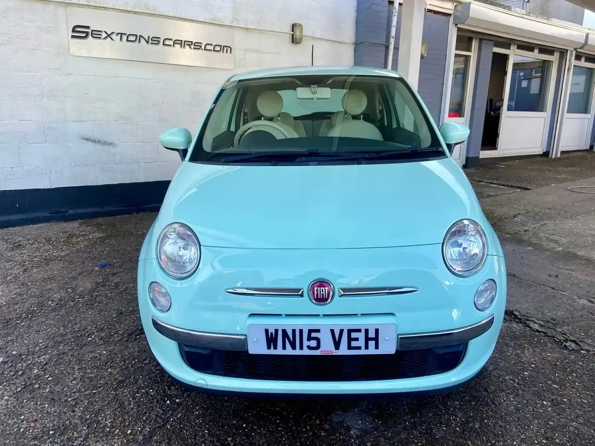 Used Fiat 500 Pop Star 69 HP (50 kW) 2015 Green Hatchback