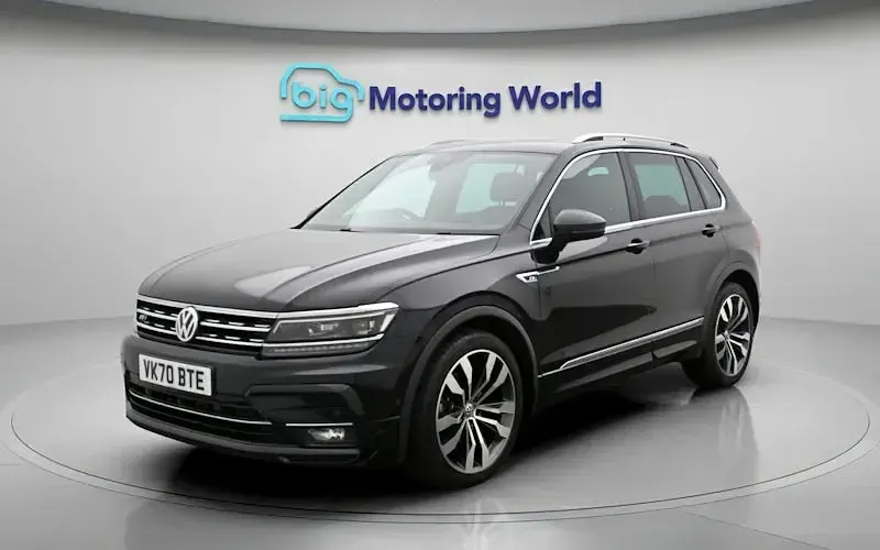 Used VW Tiguan R-line 150 HP (110 kW) 2020 Black SUV