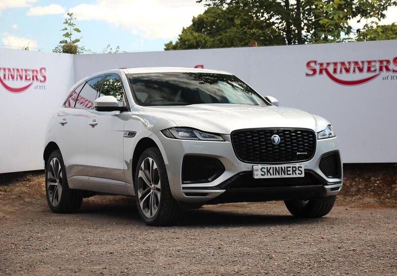Silver Used 2021 Jaguar F-Pace R-Dynamic SUV | £29,495 (Fair price) - Image 1/4