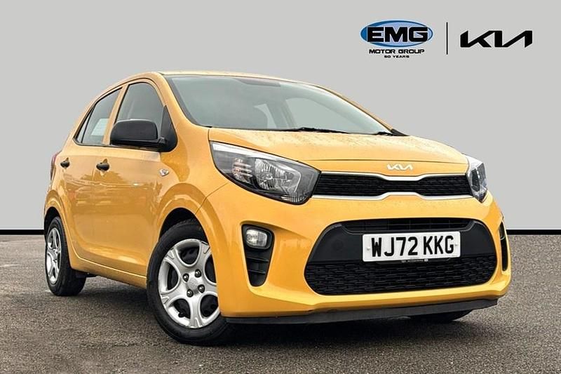Used Kia Picanto 66 HP (48 kW) 2022 Yellow Hatchback