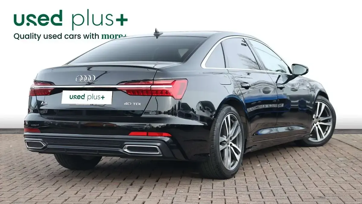 Used Audi A6 S-Line 204 HP (150 kW) 2019 Black Sedan