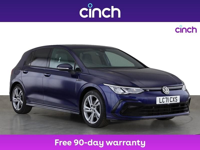 Blue Used 2021 VW Golf VIII R-line Hatchback | £17,989 (Expensive) - Image 1/3