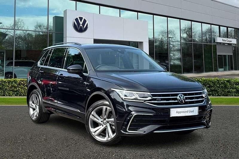 Black Used 2023 VW Tiguan R-line Edition SUV | £25,995 (Fair price) - Image 1/4