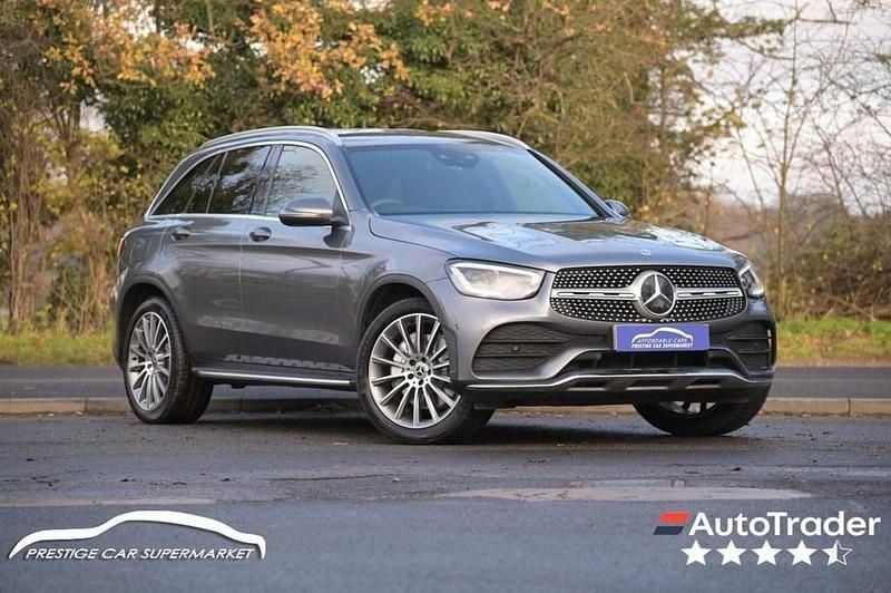 Grey Used 2021 Mercedes GLC300 AMG line SUV | £23,899 (Good price) - Image 1/4