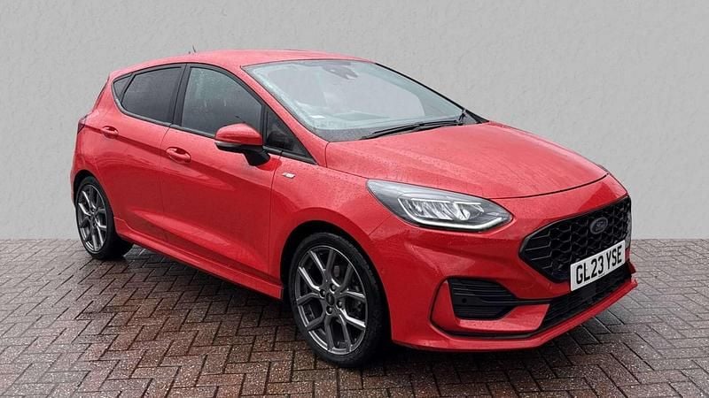 Red Used 2023 Ford Fiesta ST-Line Hatchback | £12,090 (Good price) - Image 1/4