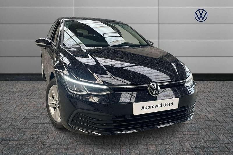 Black Used 2021 VW Golf VIII Life Hatchback | £13,329 (Good price) - Image 1/4