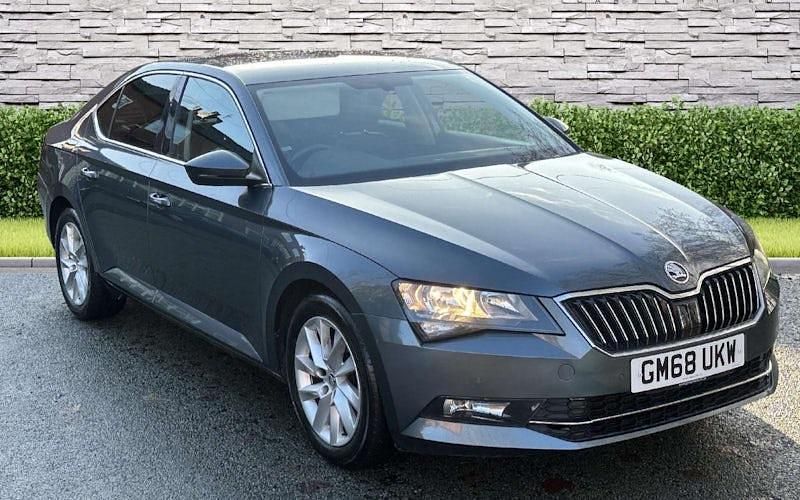Used Skoda Superb SE Technology 150 HP (110 kW) 2019 Grey Hatchback