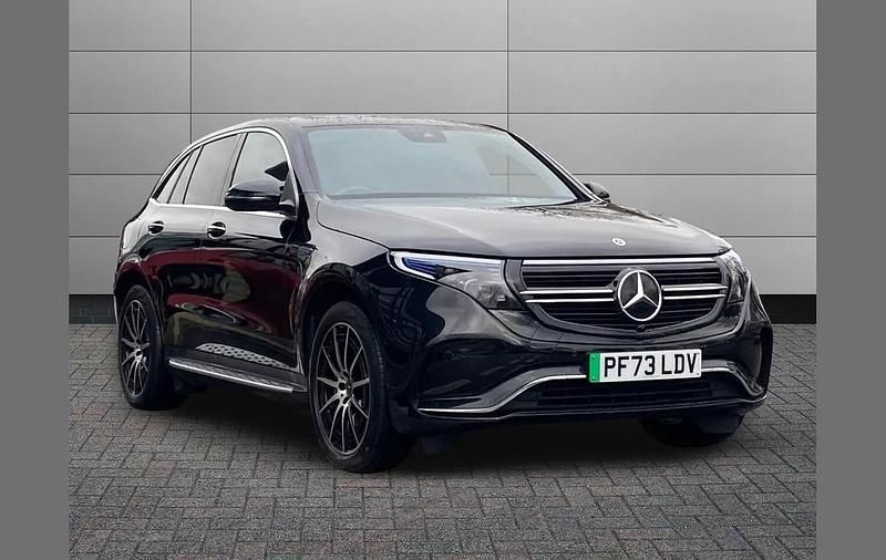 Used Mercedes EQC400 AMG line 300 kW (408 HP) 2023 Obsidian black SUV