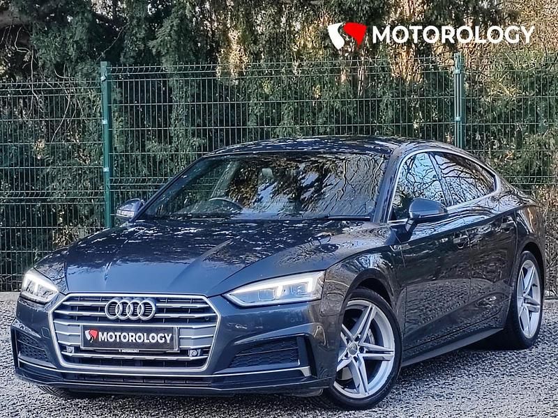 Used Audi A5 Sportback S-Line 190 HP (139 kW) 2018 Grey Hatchback
