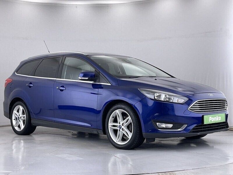 Blue Used 2017 Ford Focus Titanium Estate | £7,500 (Fair price) - Image 1/3