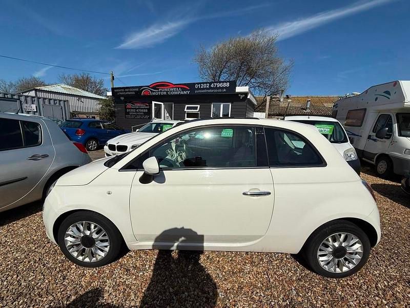 Used Fiat 500 Lounge 2015 White Hatchback