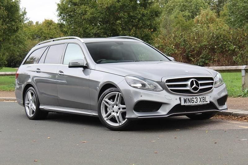 Silver Used 2013 Mercedes E350 AMG Estate | £7,995 (Expensive) - Image 1/4