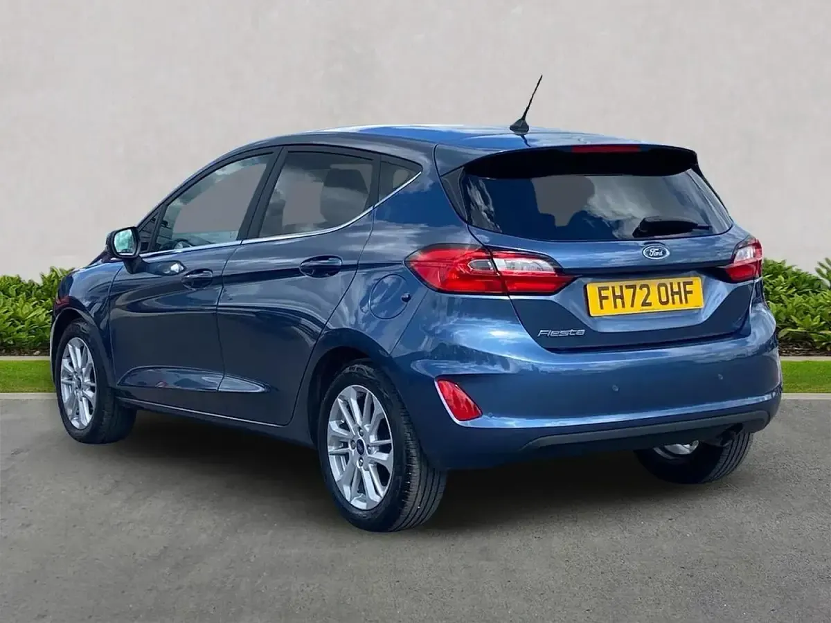 Used Ford Fiesta Titanium 2023 Blue Hatchback
