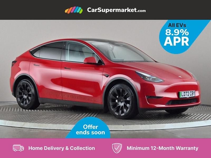 Red Used 2022 Tesla Model Y Long Range AWD SUV | £25,697 (Fair price) - Image 1/3