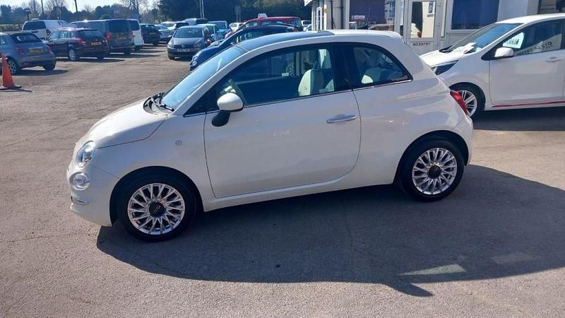 Used Fiat 500 Lounge 69 HP (50 kW) 2018 White Hatchback