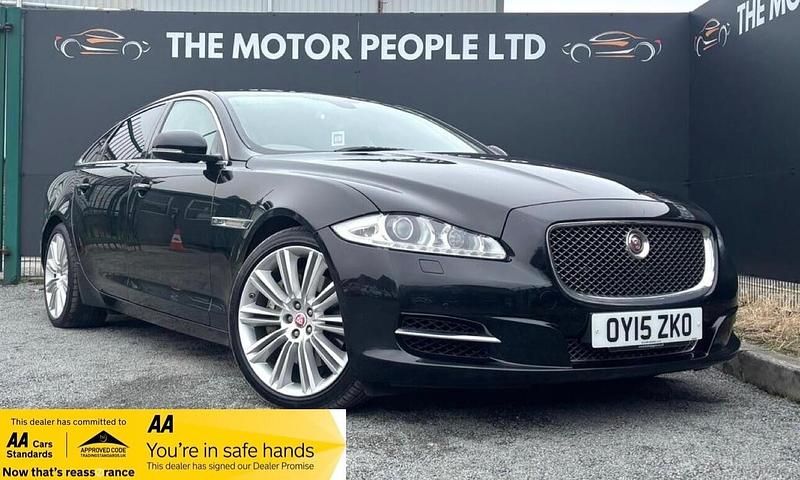 Black Used 2015 Jaguar XJ Portfolio Sedan | £11,395 (Fair price) - Image 1/4