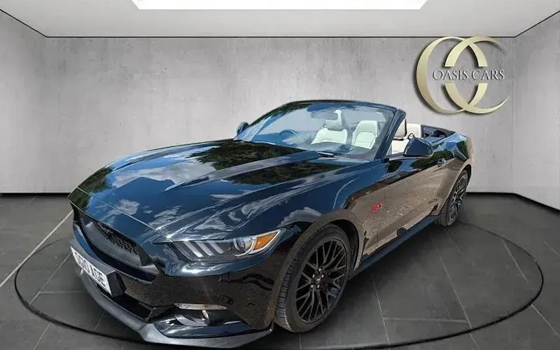 Used Ford Mustang GT Convertible 416 HP (305 kW) 2016 Black Cabriolet