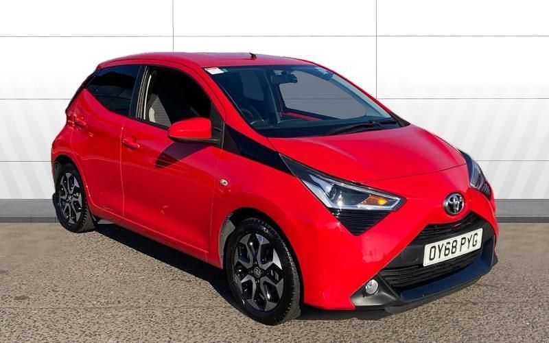 Red Used 2018 Toyota Aygo X-plore Hatchback | £7,479 (Fair price) - Image 1/4