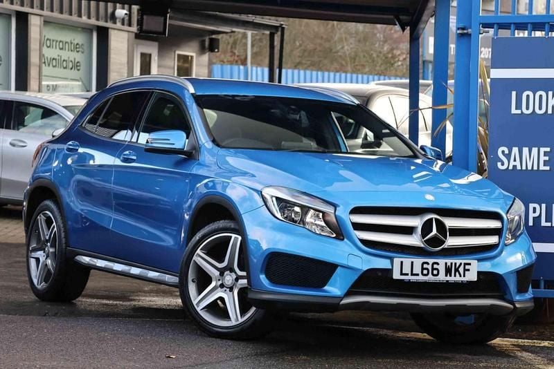 Used Mercedes GLA200 AMG line 136 HP (100 kW) 2016 Blue SUV