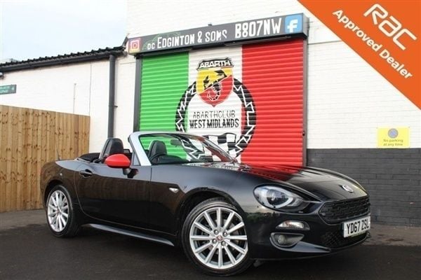 Black Used 2017 Fiat 124 Lusso Plus Cabriolet | £11,450 (A bit pricey) - Image 1/1