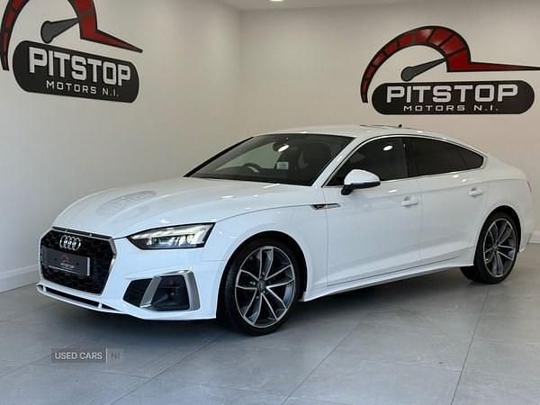 White Used 2020 Audi A5 S-Line Hatchback | £21,490 (Fair price) - Image 1/4