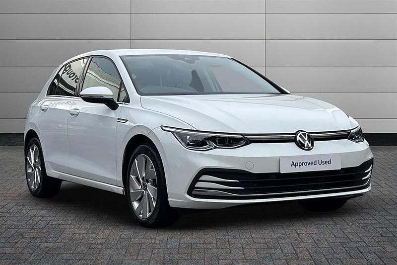 White Used 2022 VW Golf VIII Style Hatchback | £18,995 (Fair price) - Image 1/4