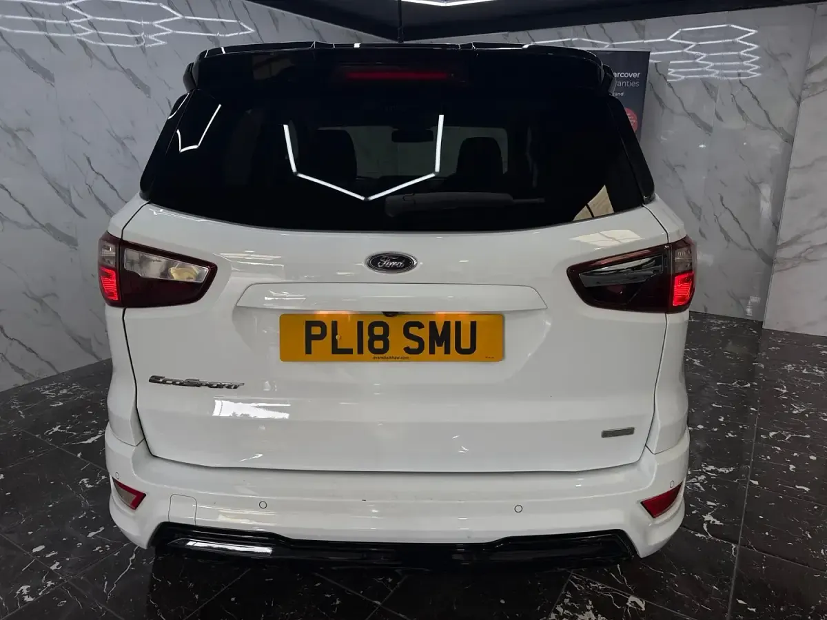 Used Ford Ecosport ST-Line 125 HP (91 kW) 2018 White SUV
