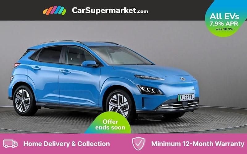 Blue Used 2022 Hyundai Kona Premium SUV | £14,697 (Fair price) - Image 1/3