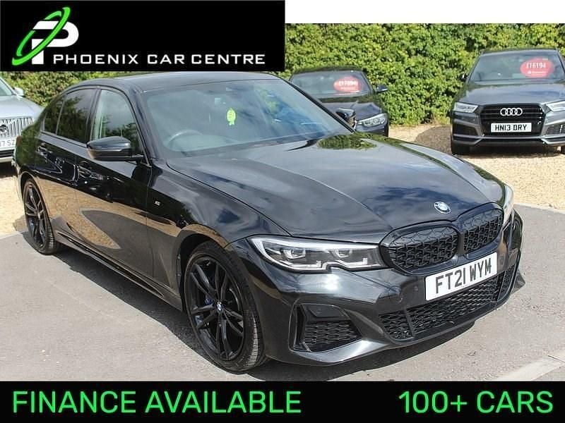 Black sapphire metallic paint Used 2021 BMW M340 Shadowline Sedan | £28,995 (Good price) - Image 1/2