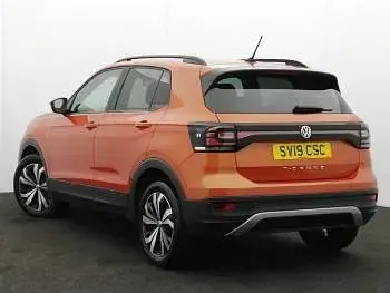 Used VW T-Cross SE 95 HP (69 kW) 2019 Orange SUV
