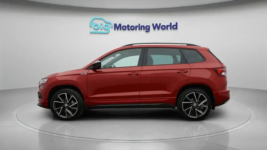 Used Skoda Karoq SportLine 150 HP (110 kW) 2019 Red SUV
