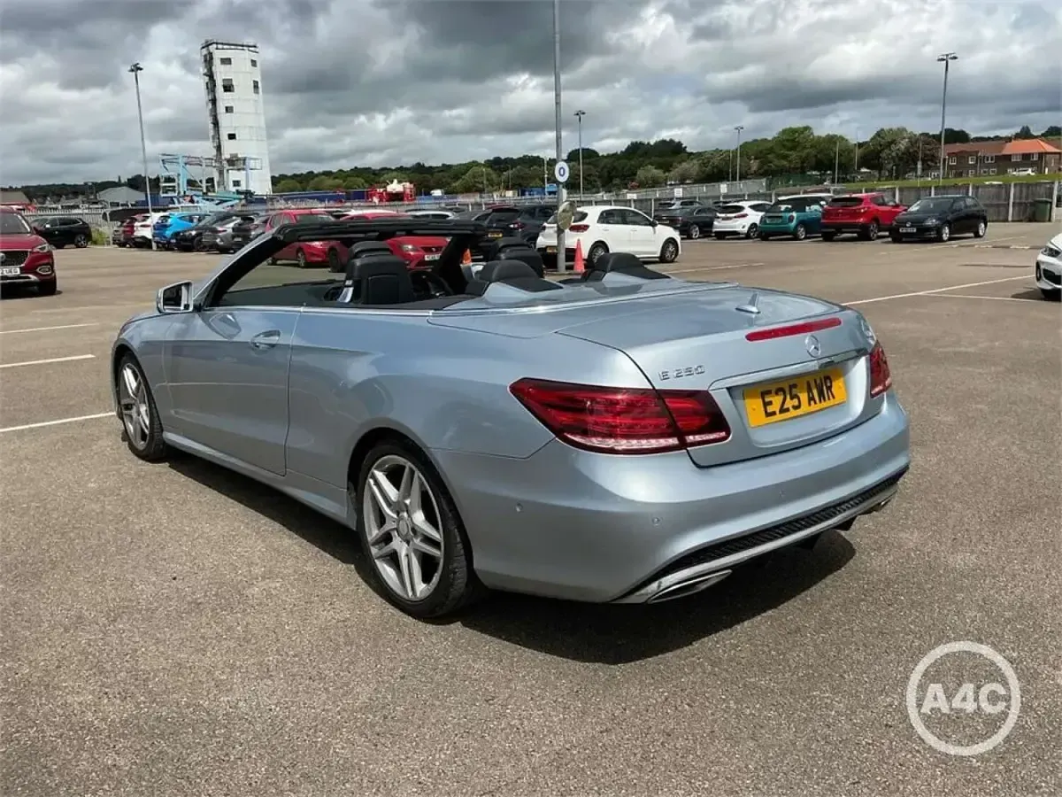 Used Mercedes E250 AMG 204 HP (150 kW) 2014 Silver Cabriolet