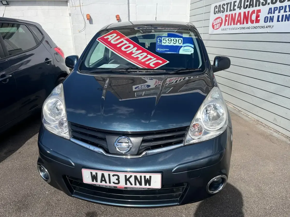 Used Nissan Note N-TEC 108 HP (79 kW) 2013 Blue Hatchback