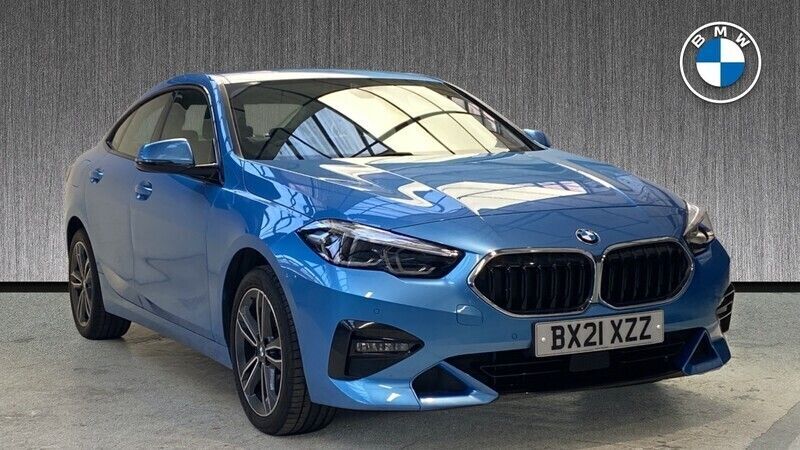Used BMW 218 Sport Line 136 HP (100 kW) 2021 Blue Coupe
