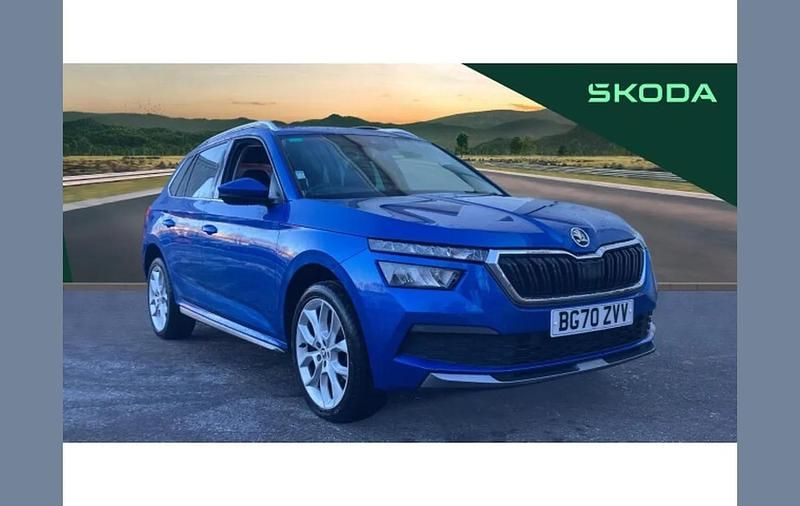 Blue Used 2020 Skoda Kamiq SE L SUV | £12,511 (Fair price) - Image 1/4