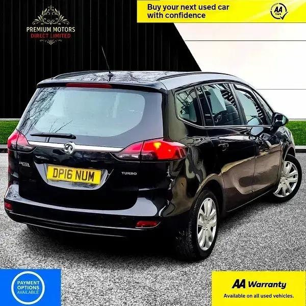 Used Vauxhall Zafira 140 HP (102 kW) 2016 Black MPV