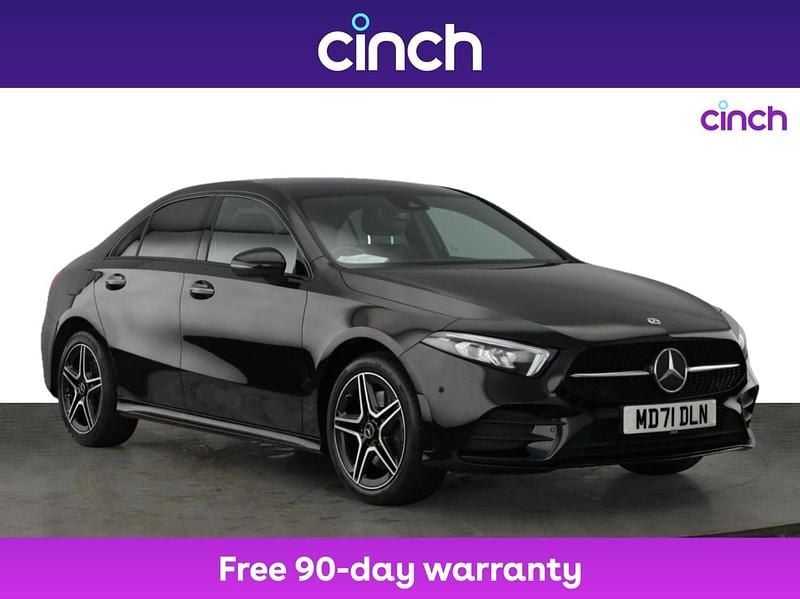 Black Used 2022 Mercedes A250 AMG Line Premium Sedan | £16,649 (Fair price) - Image 1/3