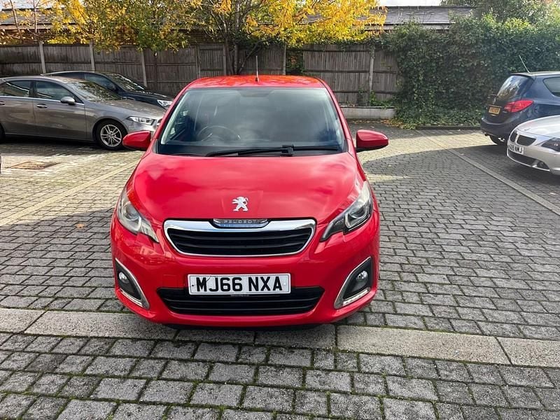 Red Used 2016 Peugeot 108 Allure Hatchback | £3,550 (Fair price) - Image 1/4