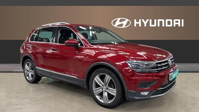 Used VW Tiguan SEL 150 HP (110 kW) 2018 Red SUV