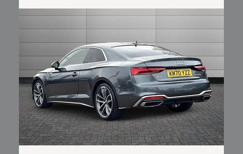 Used Audi A5 S-Line 190 HP (139 kW) 2020 Grey Coupe
