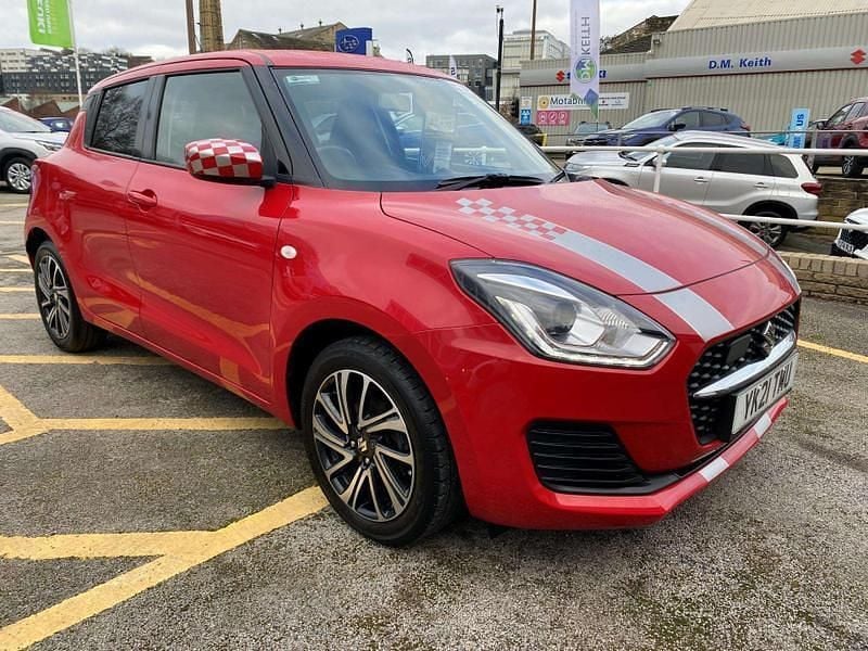 Red Used 2021 Suzuki Swift SZ-L Hatchback | £9,495 (Good price) - Image 1/4