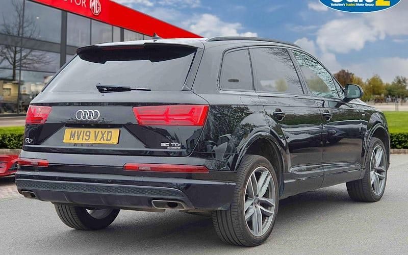 Begagnad Audi Q7 Black Edition 286 HK (210 kW) 2019 Svart SUV