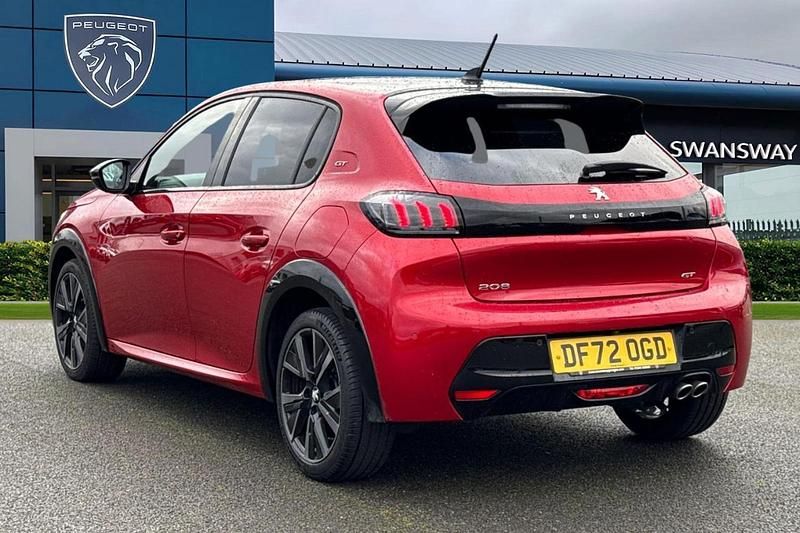 Red Used 2023 Peugeot 208 GT Hatchback | £15,995 (Fair price) - Image 1/4
