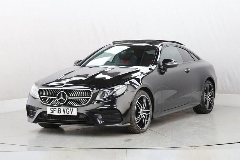 Used Mercedes E220 AMG Line Premium Plus 2018 Black Coupe