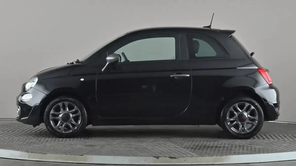 Used Fiat 500 S 69 HP (50 kW) 2017 Black Hatchback