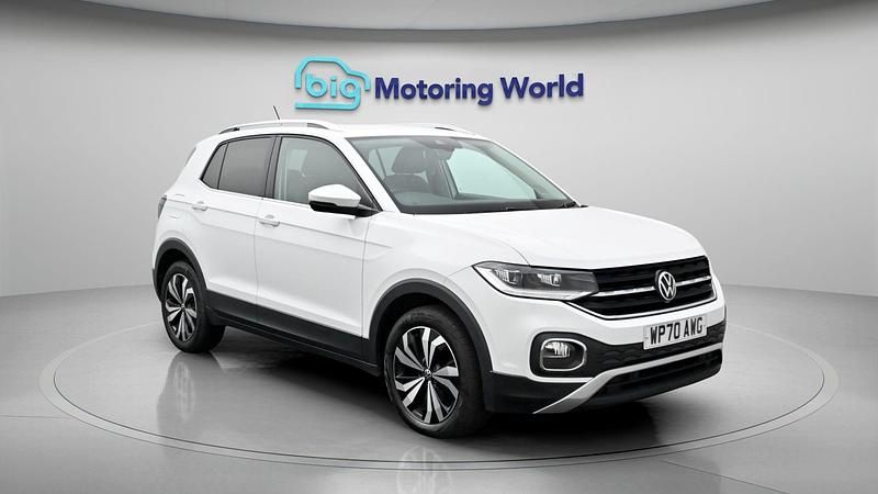 Used VW T-Cross SEL 110 HP (80 kW) 2021 White SUV