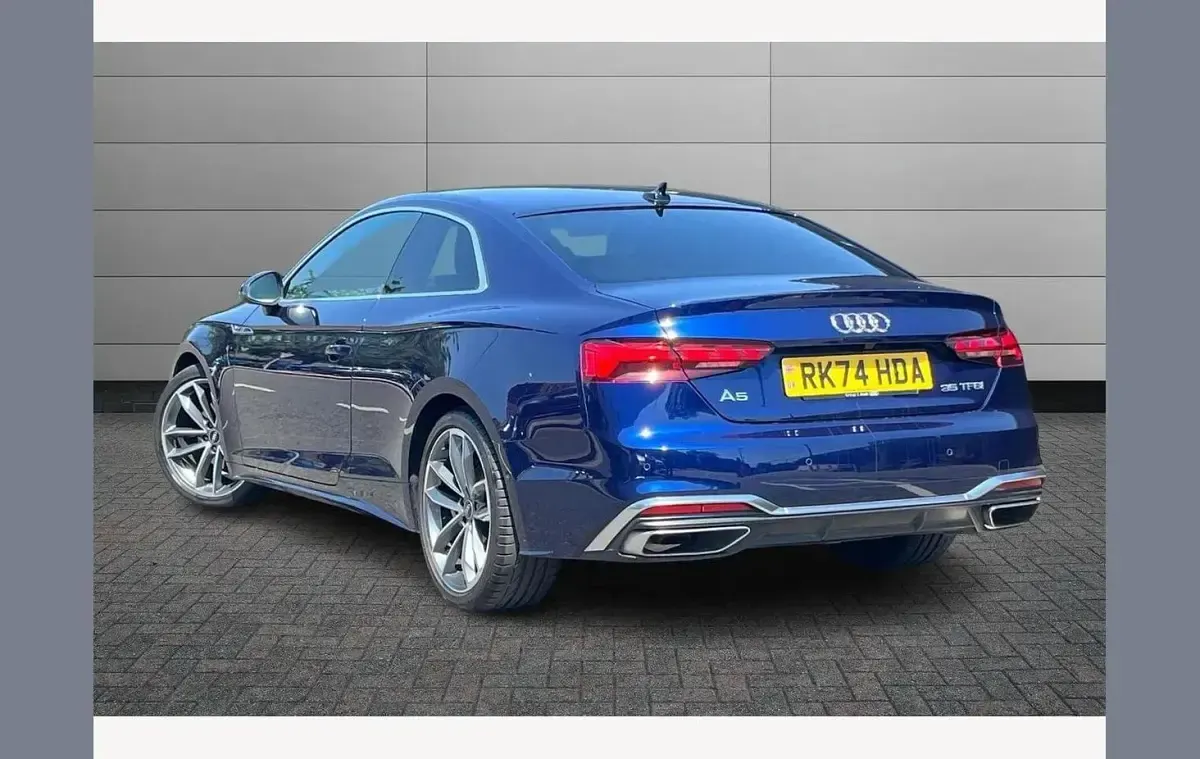 Used Audi A5 S-Line 150 HP (110 kW) 2025 Blue Coupe