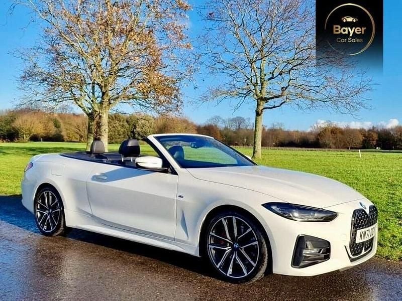 White Used 2021 BMW 420 M Sport Cabriolet | £18,685 (Super price) - Image 1/4