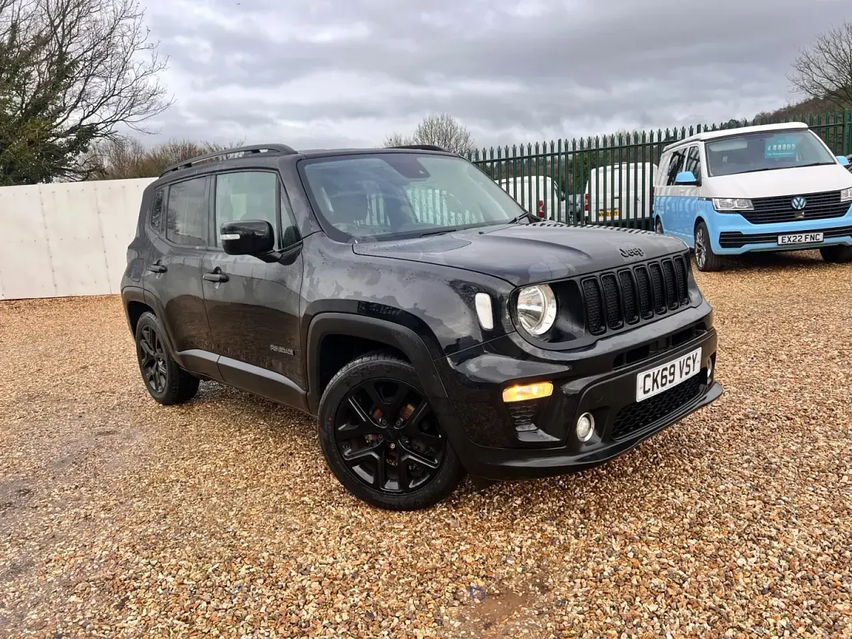 Begagnad Jeep Renegade Night Eagle 120 HK (88 kW) 2019 Svart SUV