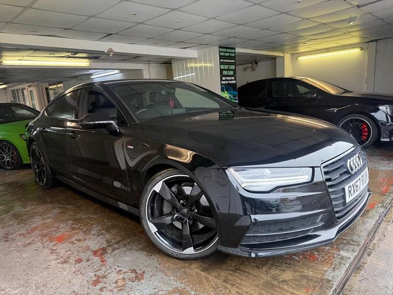 Used Audi A7 Sportback Black Edition 218 HP (160 kW) 2017 Black Hatchback
